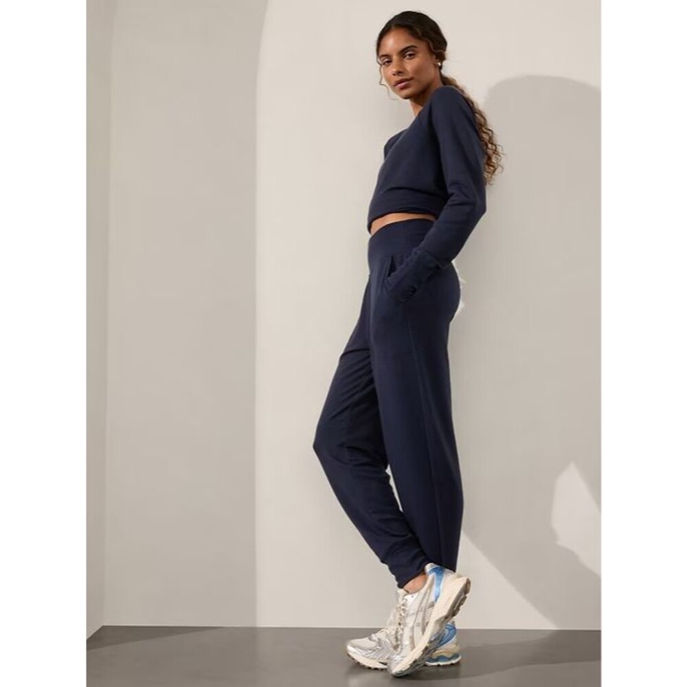 ATHLETA Coaster Luxe High Rise Jogger Plus 3X | Navy Blue Lounge Pant 658312 NEW